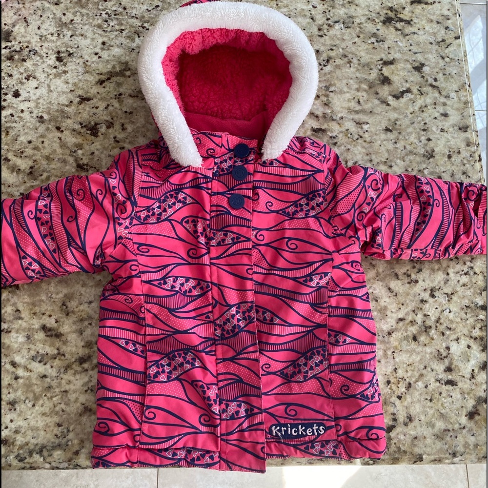 Krickets winter toddler girl jacket 18m
